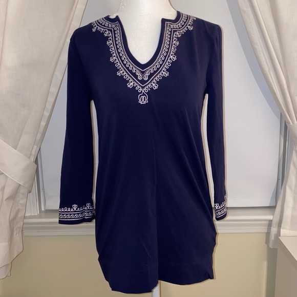 Lilly Pulitzer Tops - Lily Pulitzer Navy Tunic